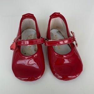 Red Butterfly Girls Shoes
